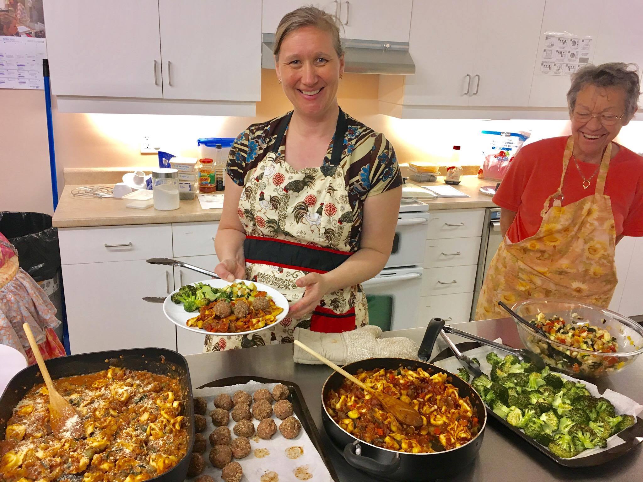 Delicious food in the kitchen